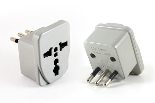 Adaptador Multinorma Universal 10A Gris