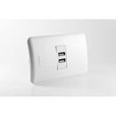 Enchufe 2 USB 1.5A 5V Blanco