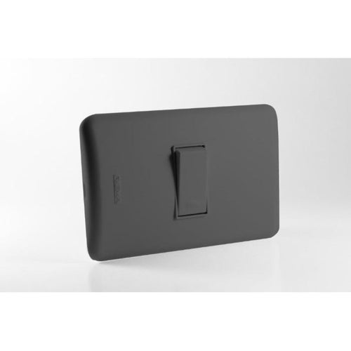 Interruptor Simple 9/12 Embutido 10A Negro