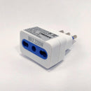 Adaptador 10/16A 2200W Con Protección Blanco 