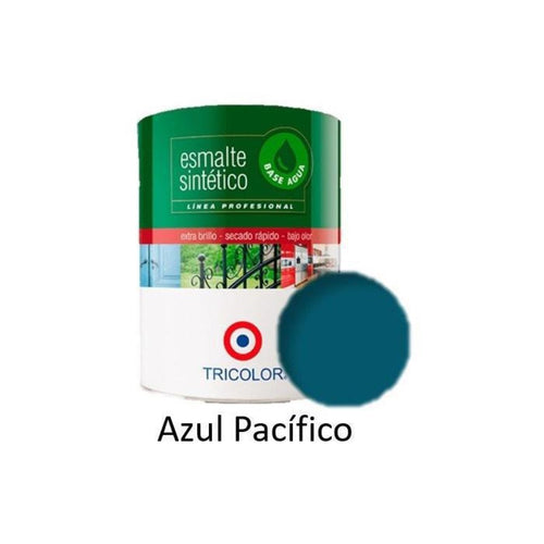 Esmalte Sintetico Base Agua Profesional 1/4 Gl (945ml) Azul Pacifico