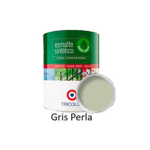 Esmalte Sintetico Base Agua Profesional 1/4 Gl (945ml) Gris Perla