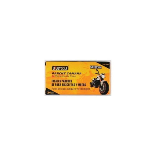 Parches para bicicleta/moto 54x32mm 24 un.