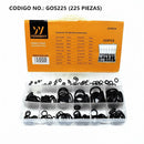Juego de gomas O-Ring 225 un