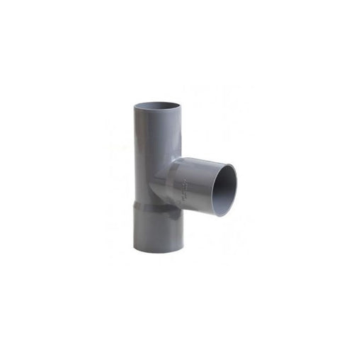 Tee PVC Sanitario Gris 50 x 40mm
