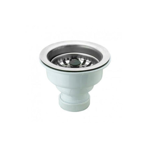 Desagüe Lavaplatos con rejilla inoxidable Utility 4" Sin Rebalse