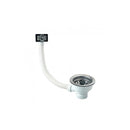 Desagüe Lavaplatos con rejilla inoxidable Utility 4" Con Rebalse