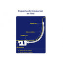 Sifón Tina y Receptáculo Salida Orientable 40mm
