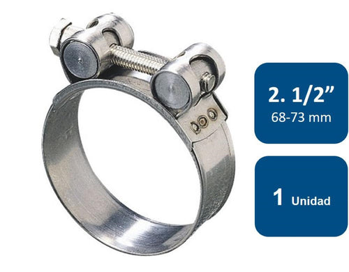 Abrazadera de Alta Presión 2.1/2" (68-73mm)