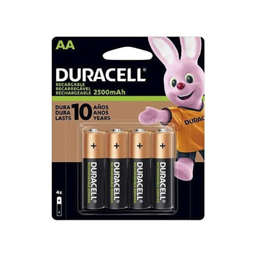 Pilas Recargables AA 2500mAh 4un. 