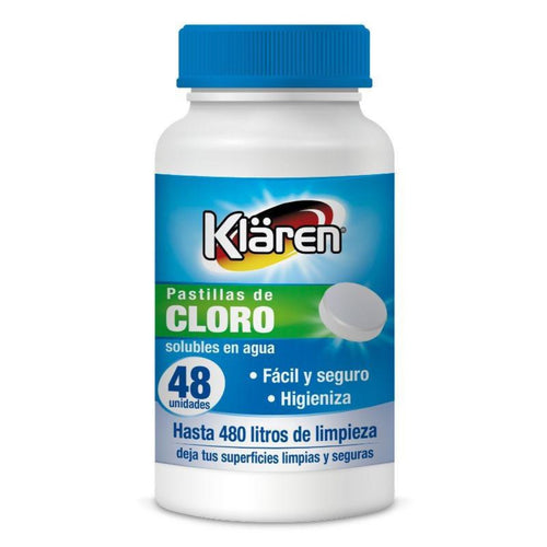 Tabletas Higienizantes de Cloro 48un.