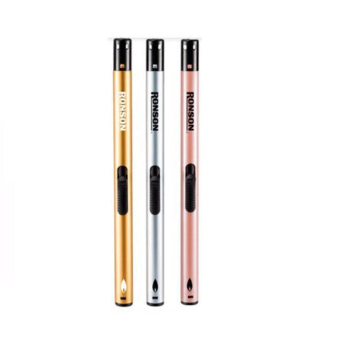 Encendedor de Cocina Slim Metalizado Recargable