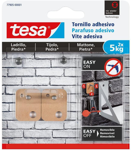 Tornillos Adhesivos para Ladrillo / Piedra / Hormigón 5kg 2 un.