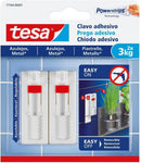Clavos Adhesivos Powerstrips Azulejos / Vidrio / Metal Ajustable 3kg 2 un. Removibles