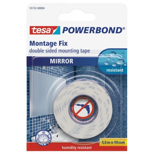 Cinta Doble Contacto para Espejos 19mm x 1.5mts 