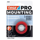 Cinta Doble Contacto Transparente Pro 19mm x 1.5mts 
