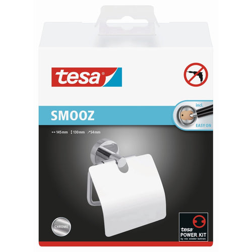 Portarollos para baño adhesivo Linea Smooz 130x145x54mm 