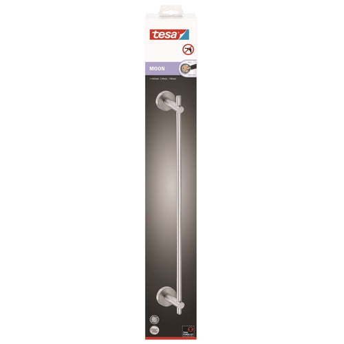 Colgador de toalla tipo barra adhesivo Linea Moon 49x642x85mm 