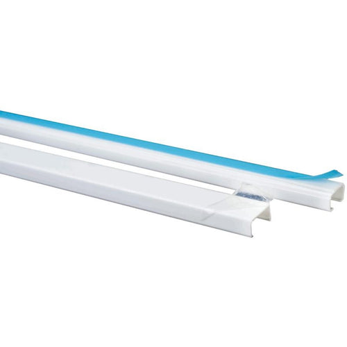 Canaleta Plástica Adhesiva Blanca 2mts 20x12mm