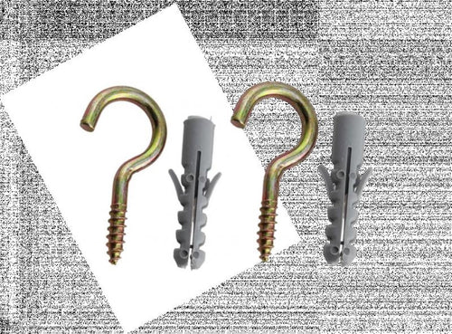 Cancamo Abierto y Tarugo Nylon Nº 9 / 10mm 2 juegos