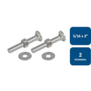 Pernos Coche con Tuerca y Golilla 5/16x3" 2un.