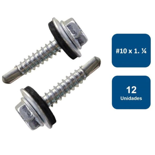 Autoperforante Cabeza Hexagonal con Golilla