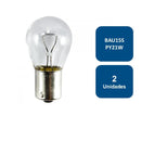 Ampolleta 12V para Automovil Globo Grande BAU15S PY21W (150º) 2un. 