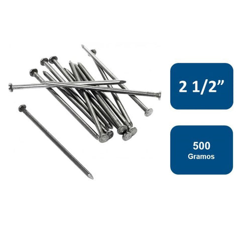 Clavos Corriente 2.1/2" 500grs 