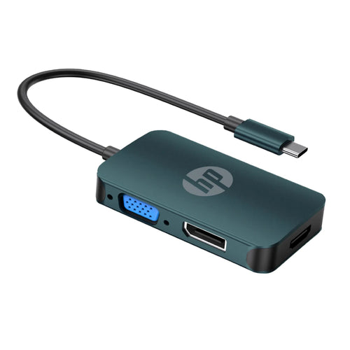 Adaptador VGA/HDMI/mini DP USB C 