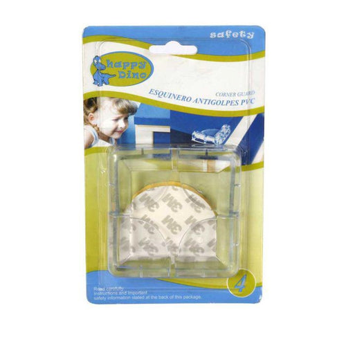 Esquinero PVC transparente anti golpes niños 4 un.