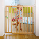Reja de Seguridad para Bebés Madera Ajustable 63.5-105.5cms 