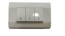 Interruptor triple 9/32 10A Blanco K-P03 