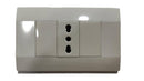 Enchufe simple 10/16A Blanco K-P03 