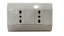 Enchufe doble 10/16A Blanco K-P03 
