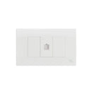 Conector RJ-11 Telefóno Blanco K-P03 