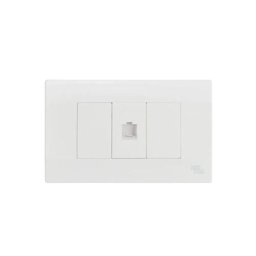 Conector RJ-11 Telefóno Blanco K-P03 