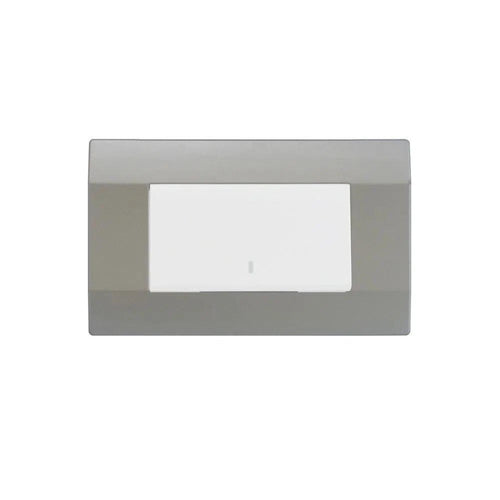 Interruptor 9/24 Teclón (Para Escalera) 10A Plata K-P03 