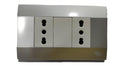 Enchufe doble 10/16A Plata K-P03 