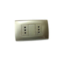 Enchufe doble 10A Dorado A83-P06 