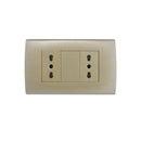 Enchufe doble 10/16A Dorado A83-P06 