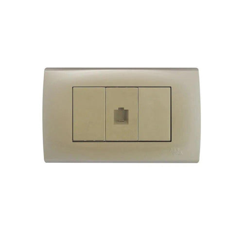 Conector RJ-11 Telefóno Dorado A83-P06 