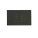 Enchufe simple 10A Grafito C3-P06 