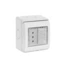 Casquete Hidrobox IP55 Enchufe 10/16A e Interruptor 9/12