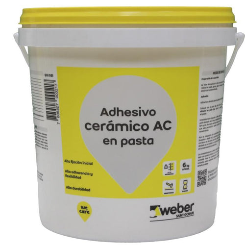 Pegamento Cerámico AC en pasta 6kg 