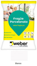 Fragüe Porcelanato 1kg Blanco 