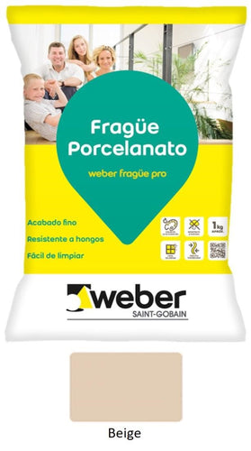Fragüe Porcelanato 1kg Beige 