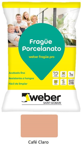 Fragüe Porcelanato 1kg Café Claro 