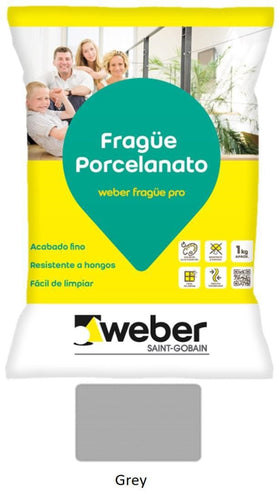 Fragüe Porcelanato 1kg Grey 