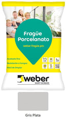 Fragüe Porcelanato 1kg Gris Plata 