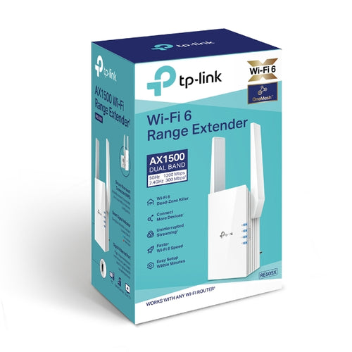 Repetidor WiFi AX1500 OneMesh Wifi 6 